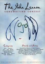 The John Lennon Songwriting Contest Rack Cards Postcard Postcard Postcard