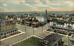 West From Ninth Street Ocean City, NJ Postcard Postcard Postcard