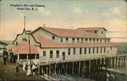 Doughty's Pier and Theatre Postcard