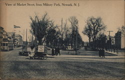 View of Market Street, from Military Park Newark, NJ Postcard Postcard Postcard