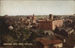 Birds-Eye View Sioux City, IA Postcard Postcard Postcard