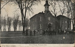 School House Postcard