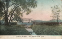 Scene at Howard Creek Postcard