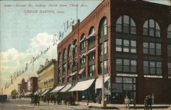 Second Street, looking North from Third Avenue Postcard