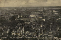 Looking North from Fourth Street Elevator Dubuque, IA Postcard Postcard Postcard