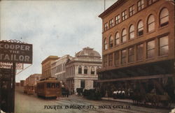 Fourth & Pierce Sts. Sioux City, IA Postcard Postcard Postcard