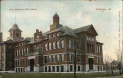 West Waterloo High School Postcard