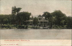 Council Oak Boat Club Postcard