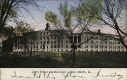 Iowa School for the Deaf Postcard