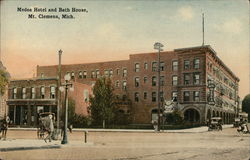 Medea Hotel and Bath House Postcard