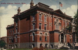 Public Library Postcard