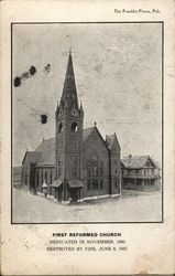 First Reformed Church Postcard