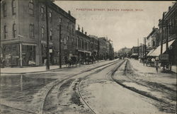 Pipestone Street Benton Harbor, MI Postcard Postcard Postcard