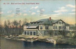 Boat and Canoe Club Grand Rapids, MI Postcard Postcard Postcard