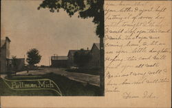 Street View Pullman, MI Postcard Postcard Postcard