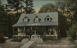 Three Pines Inn, Crystalia Frankfort, MI Postcard Postcard Postcard