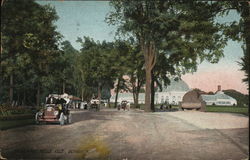 Driveway on Belle Isle Postcard