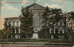 Western High School Detroit, MI Postcard Postcard Postcard