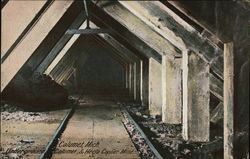 Underground Calumet & Hecla Copper Mine Michigan Postcard Postcard Postcard