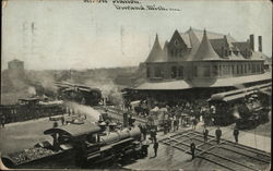 Union Station Durand, MI Postcard Postcard Postcard