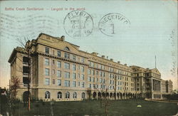 Battle Creek Sanitarium - Largest in the World Postcard