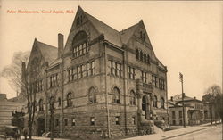 Police Headquarters Grand Rapids, MI Postcard Postcard Postcard