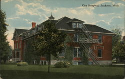 City Hospital Jackson, MI Postcard Postcard Postcard