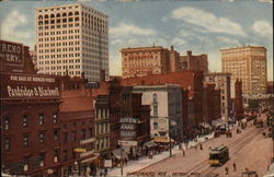 Woodward Ave. Detroit, MI Postcard Postcard Postcard