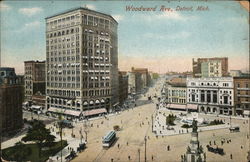 Woodward Avenue Postcard