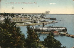 Birds Eye View Ottawa Beach, MI Postcard Postcard Postcard