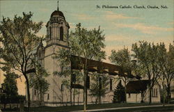 St. Philomena Catholic Church Postcard