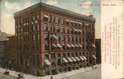 First National Bank Postcard