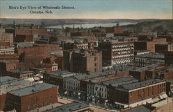 Bird's Eye View of Wholesale District Postcard