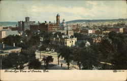 Bird's Eye View of Omaha Postcard