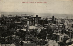 Bird's-Eye View of City Postcard