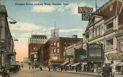 Douglas Street Looking West Postcard