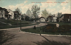 Lincoln Boulevard and La Fayette Ave. Bemis Park Omaha, NE Postcard Postcard Postcard