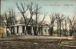 Pavilion Riverview Park Postcard