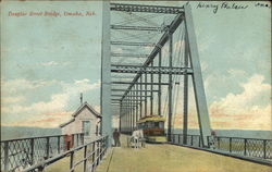 Douglas Street Bridge Omaha, NE Postcard Postcard Postcard