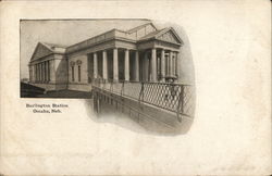 Burlington Station Postcard