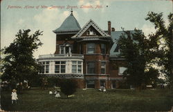 Fairview, Home of Wm. Jennings Bryan Postcard