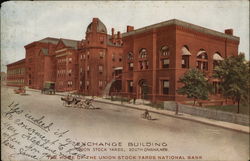 Exchange Building, Union Stock Yards South Omaha, NE Postcard Postcard Postcard