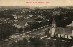 Birdseye View Postcard