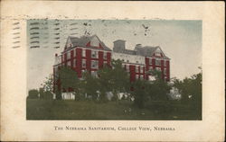 The Nebraska Sanitarium College View, NE Postcard Postcard Postcard