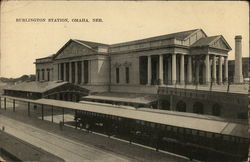 Burlington Station Postcard