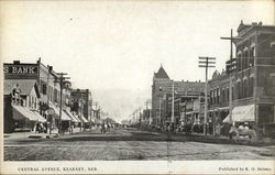 Central Avenue Kearney, NE Postcard Postcard Postcard