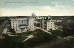 Government Sqaure looking East Lincoln, NE Postcard Postcard Postcard