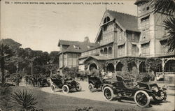 Entrance Hotel Del Monte Postcard