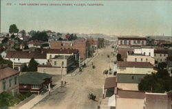 View Looking Down Georgia Street Postcard