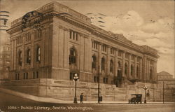 Public Library Postcard